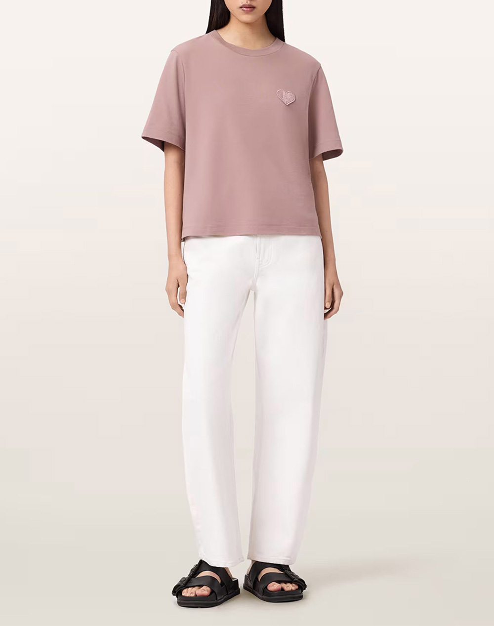All Saintslover Lisa Tee W205Jc-Dusty Lilac Γυναικεία ρούχα μπλούζες Τ-Shirt Politikos Shop Πολιτικός