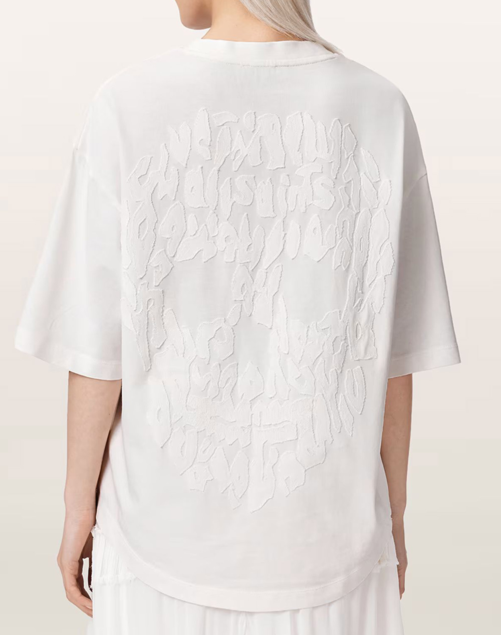 ALL SAINTS ALL SAINTS PALOMA AMELIE TEE W087JE-OPTIC WHITE White - 2
