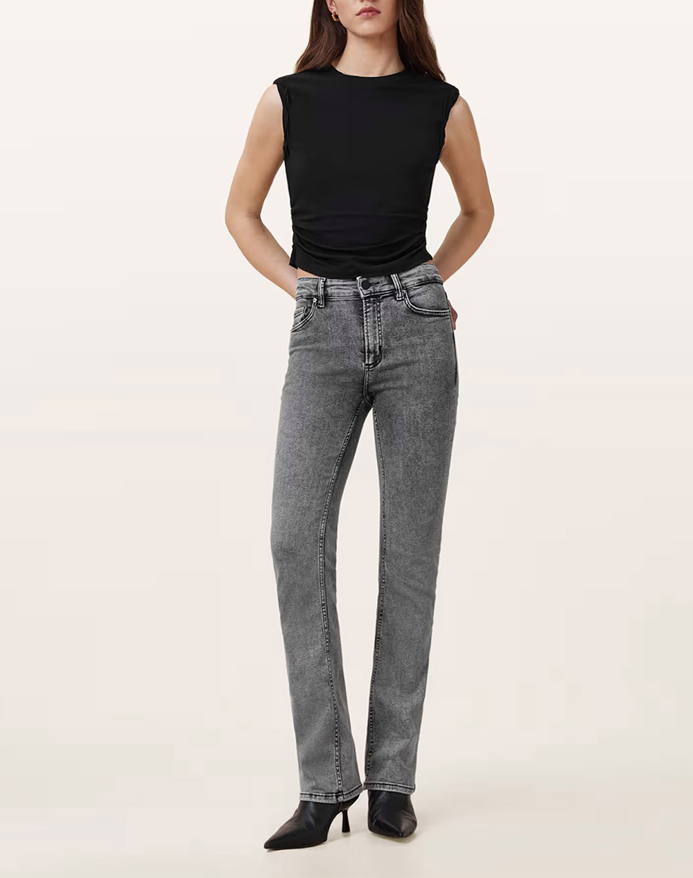 All Saints West Tank W214Ja-Black Black Γυναικεία ρούχα μπλούζες Τοπ Κορμακια Politikos Shop Πολιτικός