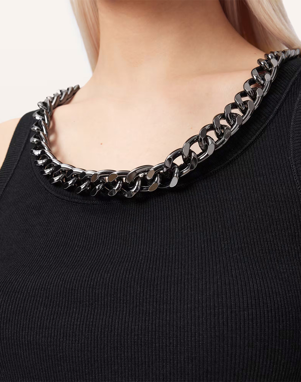 All Saints Lucy Tank W103Je-Black Black Γυναικεία ρούχα μπλούζες Τοπ Κορμακια Politikos Shop Πολιτικός