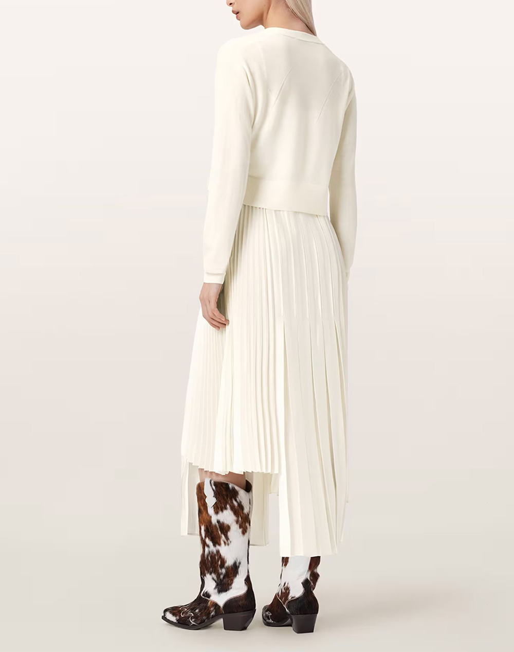 ALL SAINTS ALL SAINTS LUCILLE DRESS W215DE-chalk white OffWhite - 2