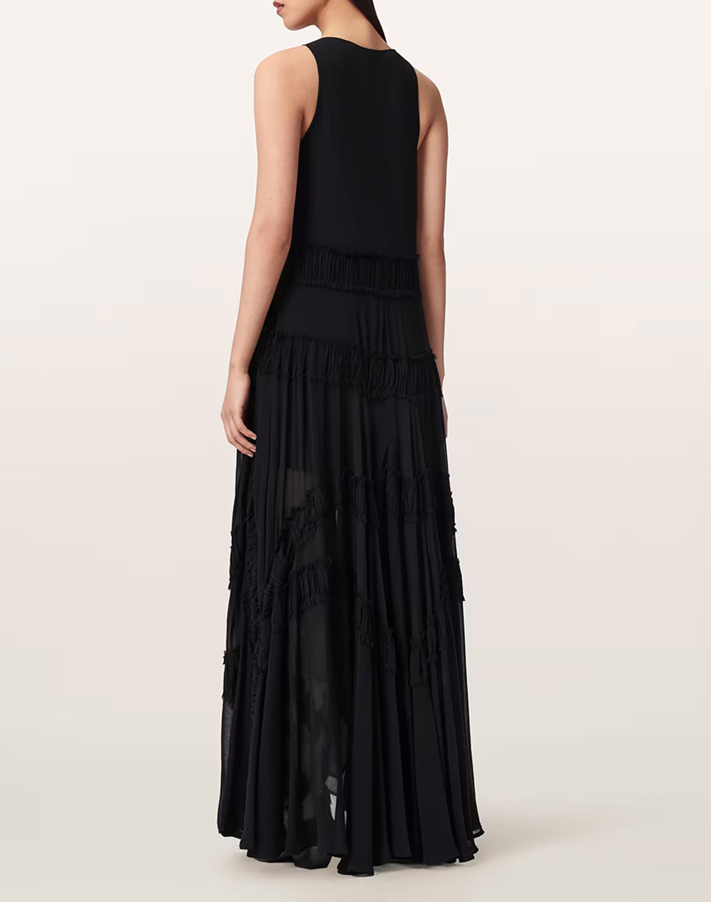 ALL SAINTS ALL SAINTS DORINA DRESS W153DE-BLACK Black - 2