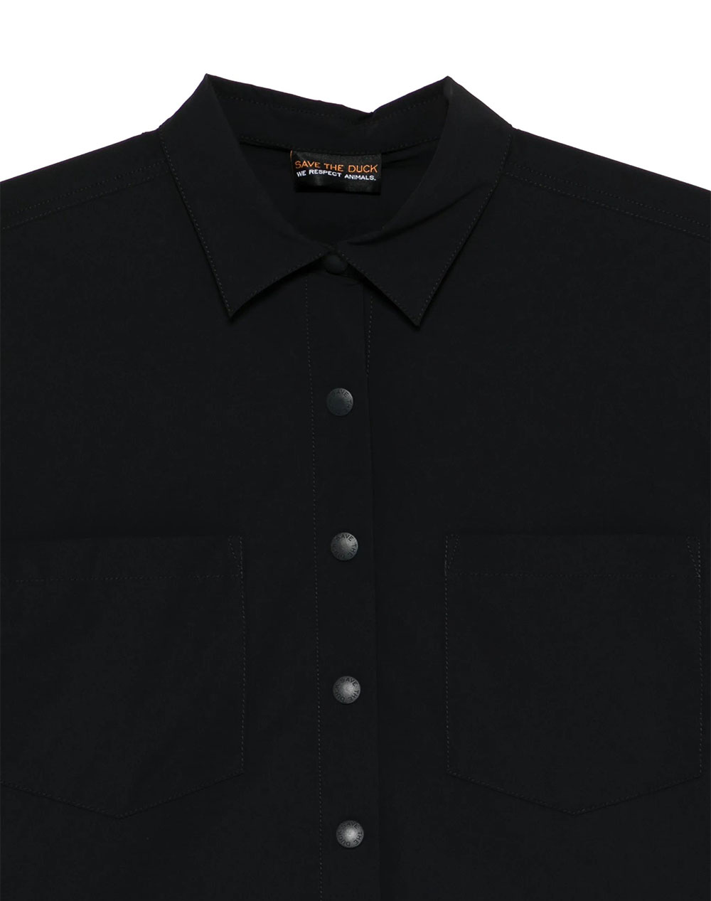 Save The Duck Asap Top W Camicia Πουκαμισο Γυναικείο D72745Wfino22-10000 Black Γυναικεία ρούχα πουκάμισα Politikos Shop Πολιτικός