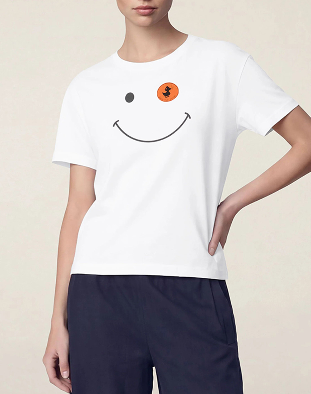 SAVE THE DUCK SAVE THE DUCK GILMA T/SHIRT ΜΠΛΟΥΖΑ ΓΥΝΑΙΚΕΙΟ DT1206WBESY22-00000 White