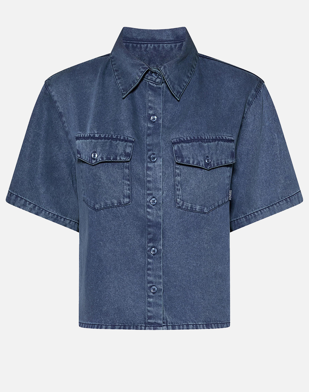 SILVIAN HEACH SHIRT AMARA GPP26089CA-BLUE WASH DenimBlue