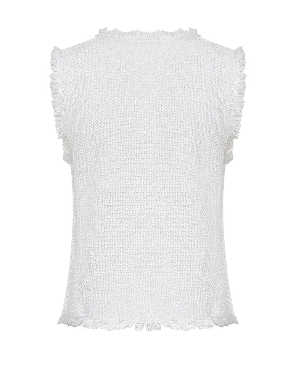 SILVIAN HEACH GILET SWEATER SELIN GPP26244GL-OFF OffWhite φωτογραφία