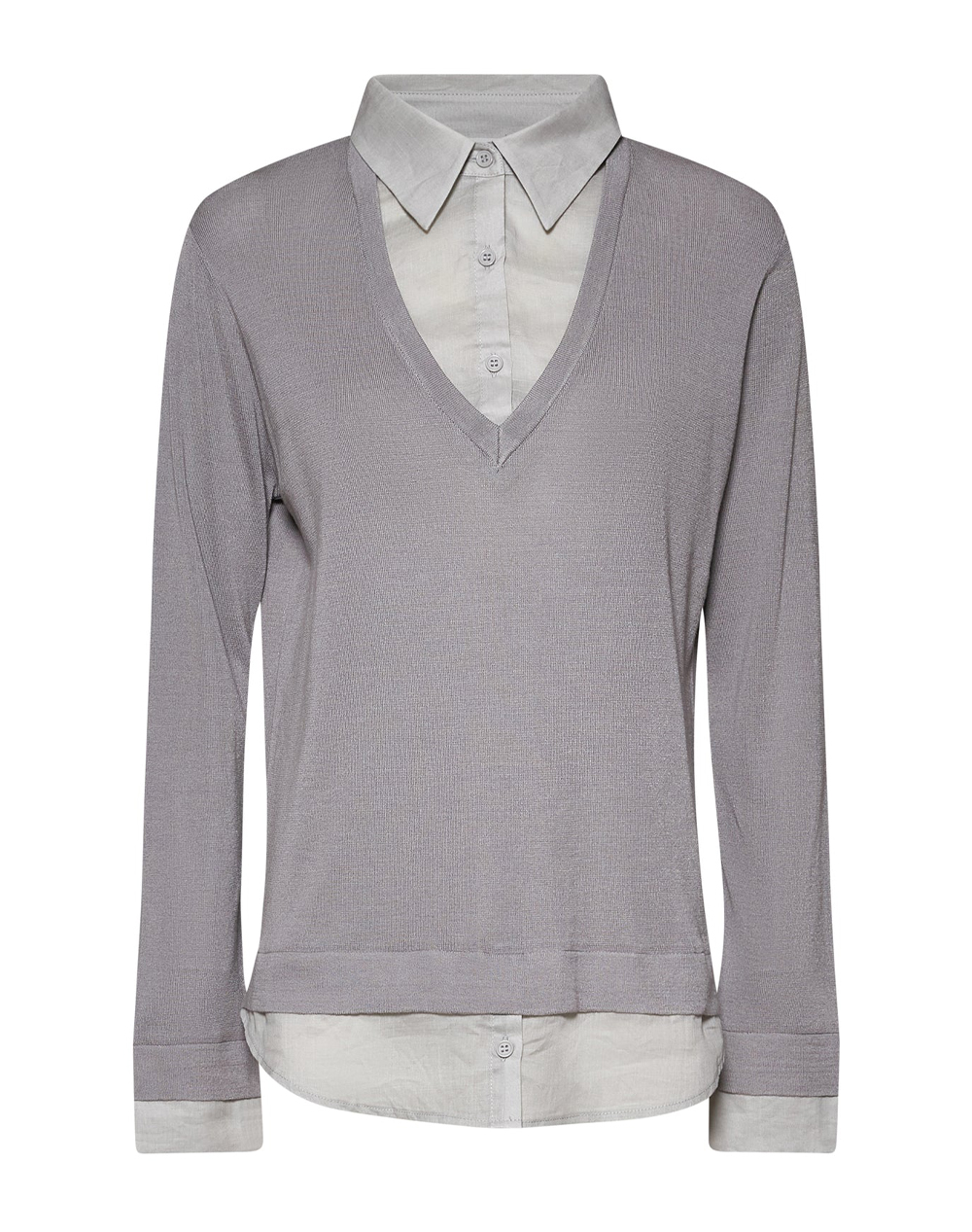 SILVIAN HEACH SWEATER YAPUR GPP26432MA-GREY ULTIMATE Gray