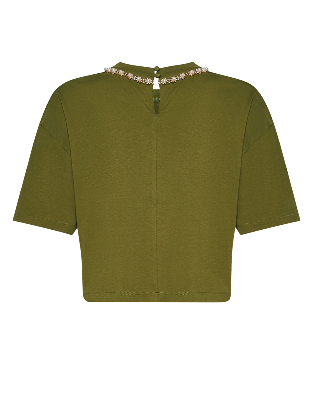 SILVIAN HEACH T-SHIRT TIPAM GPP26121TS-GREEN MILITARY ArmyGreen φωτογραφία