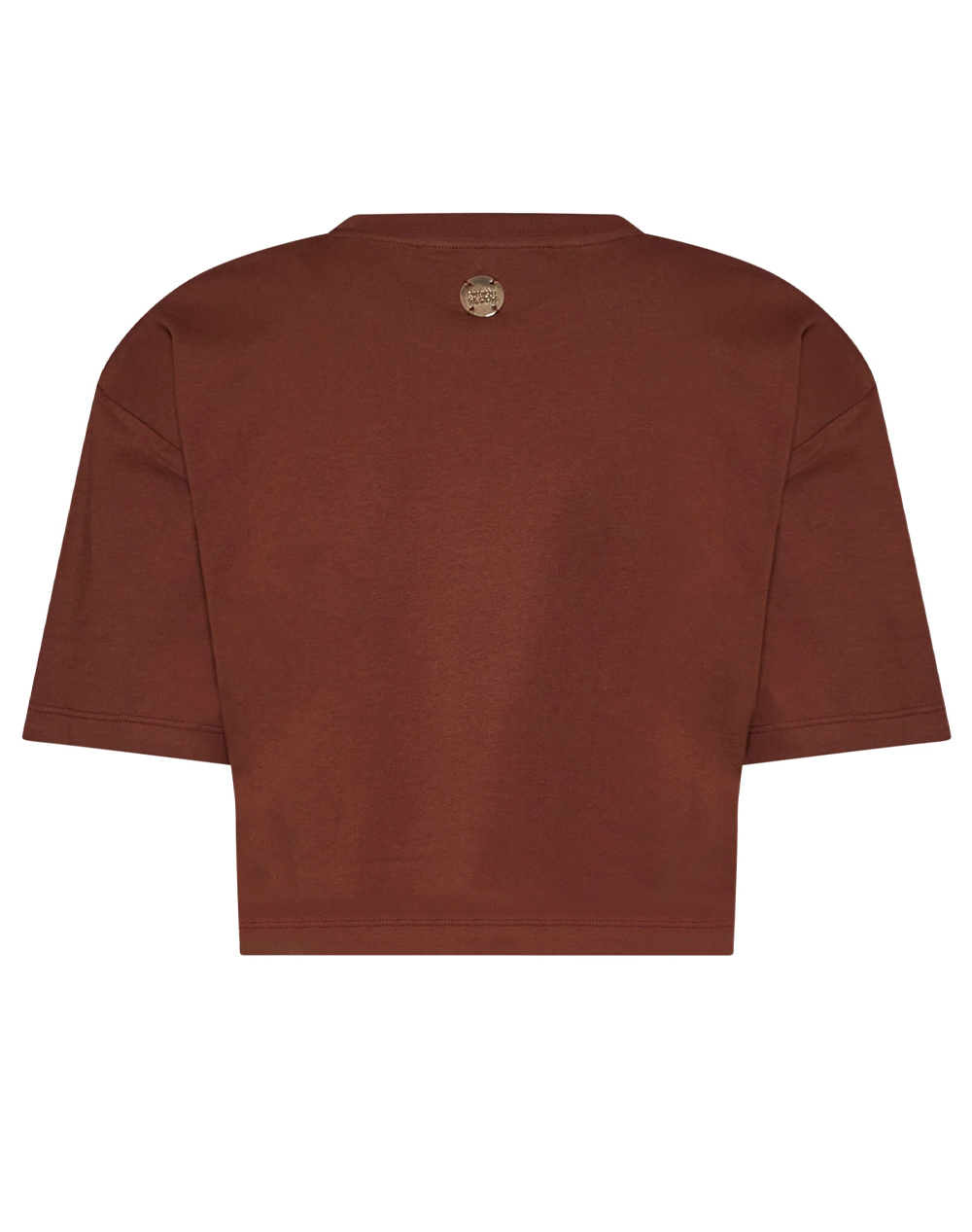 SILVIAN HEACH T-SHIRT MANIET GPP26228TS-CAPPUCCINO Brown φωτογραφία