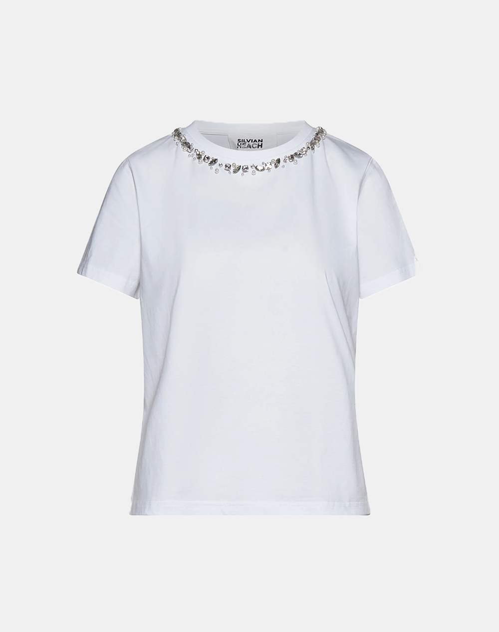 SILVIAN HEACH T-SHIRT CHAIL GPP26449TS-WHITE White