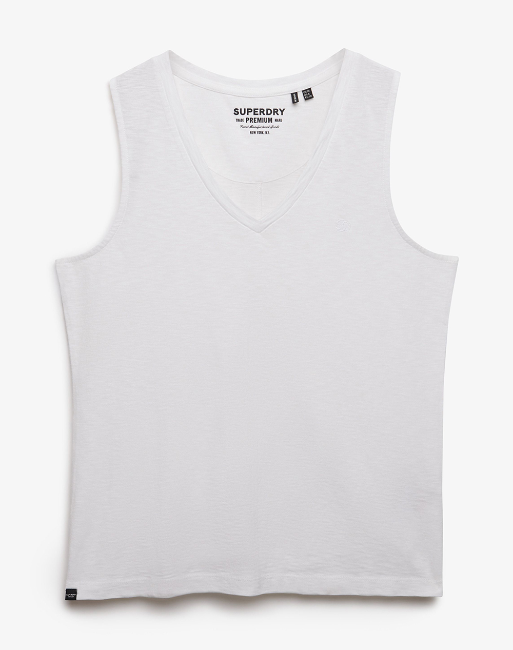 SUPERDRY D3 STUD STUDIOS VEE NECK VEST ΜΠΛΟΥΖΑ ΓΥΝΑΙΚΕΙΟ W6012173A-01C White
