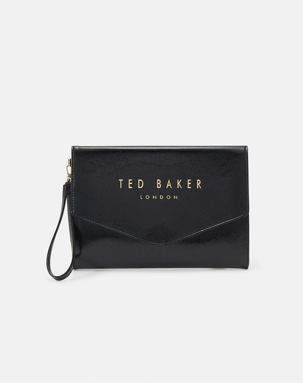 TED BAKER CRINKIE Crinkle Icon Pouch 283874-BLACK Black