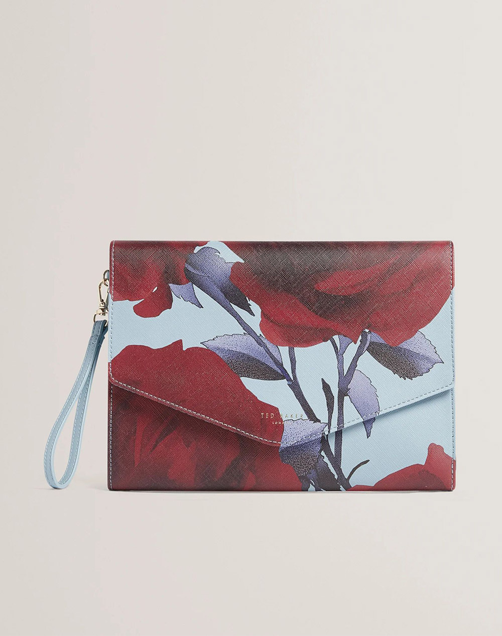 TED BAKER EMRYNN Rose Print Pouch 282649-mid Mixed