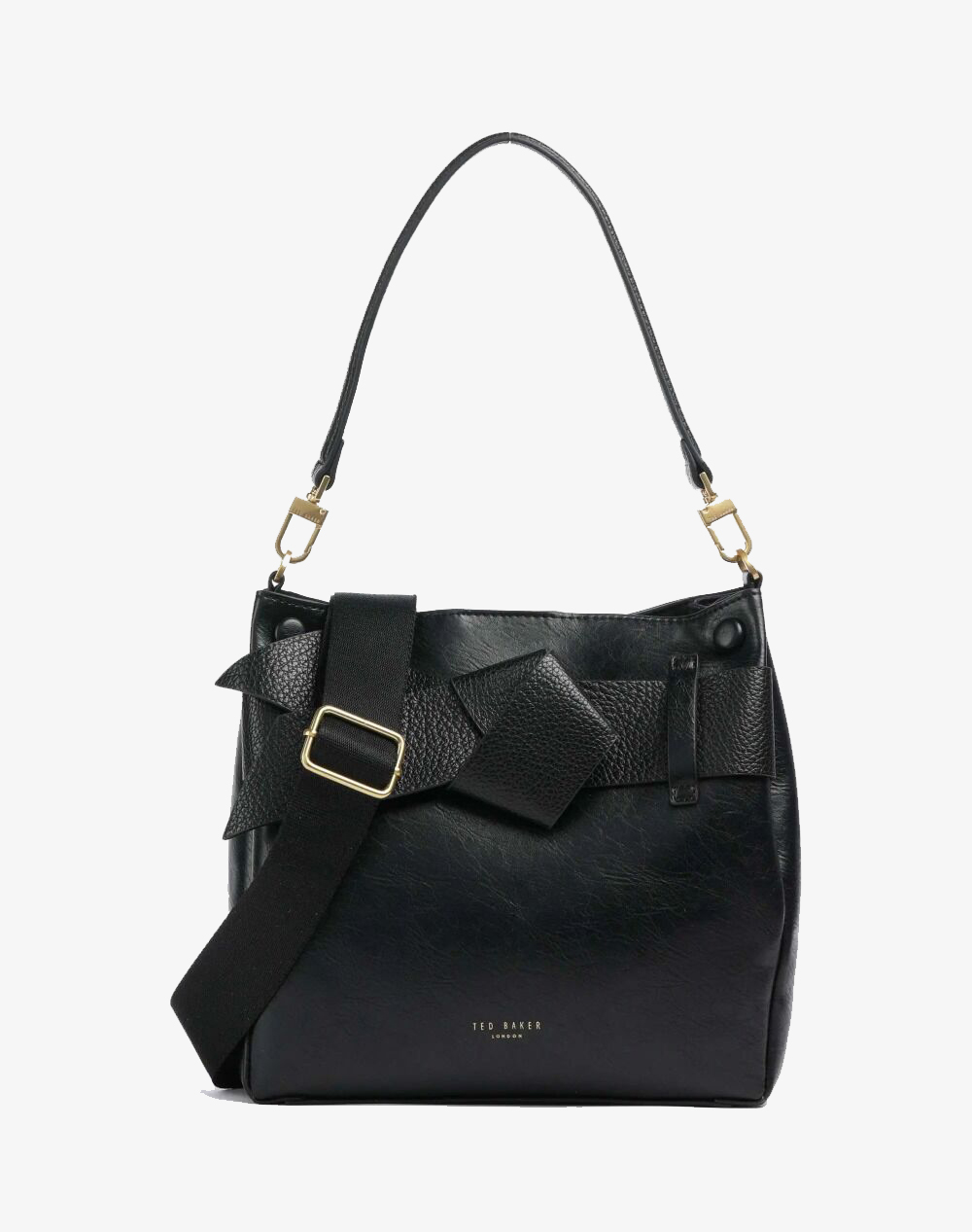 Ted Baker SSONIA Knot Bow Shoulder Bag 282319 Μαύρο