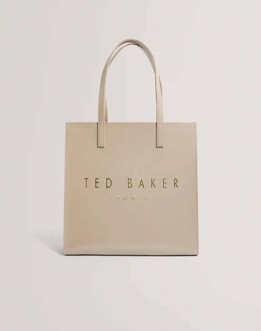 TED BAKER CRINKON Crinkle Large Icon Bag 283875-STONE Biege