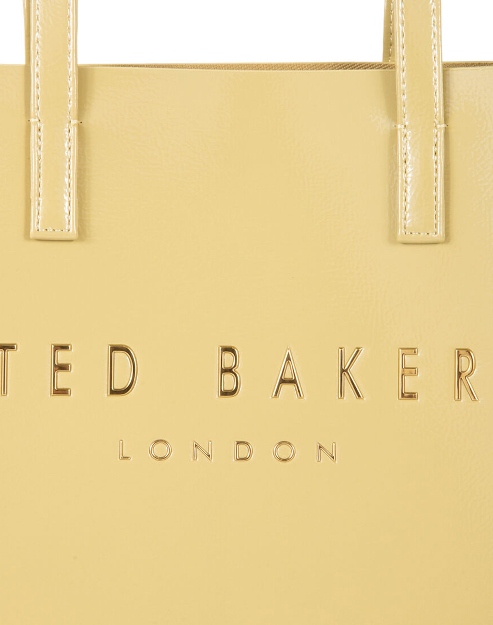 Ted Baker Crinion Crinkle Small Icon Bag 283873-Yellow Yellow Γυναικεία αξεσουάρ τσάντες Politikos Shop Πολιτικός