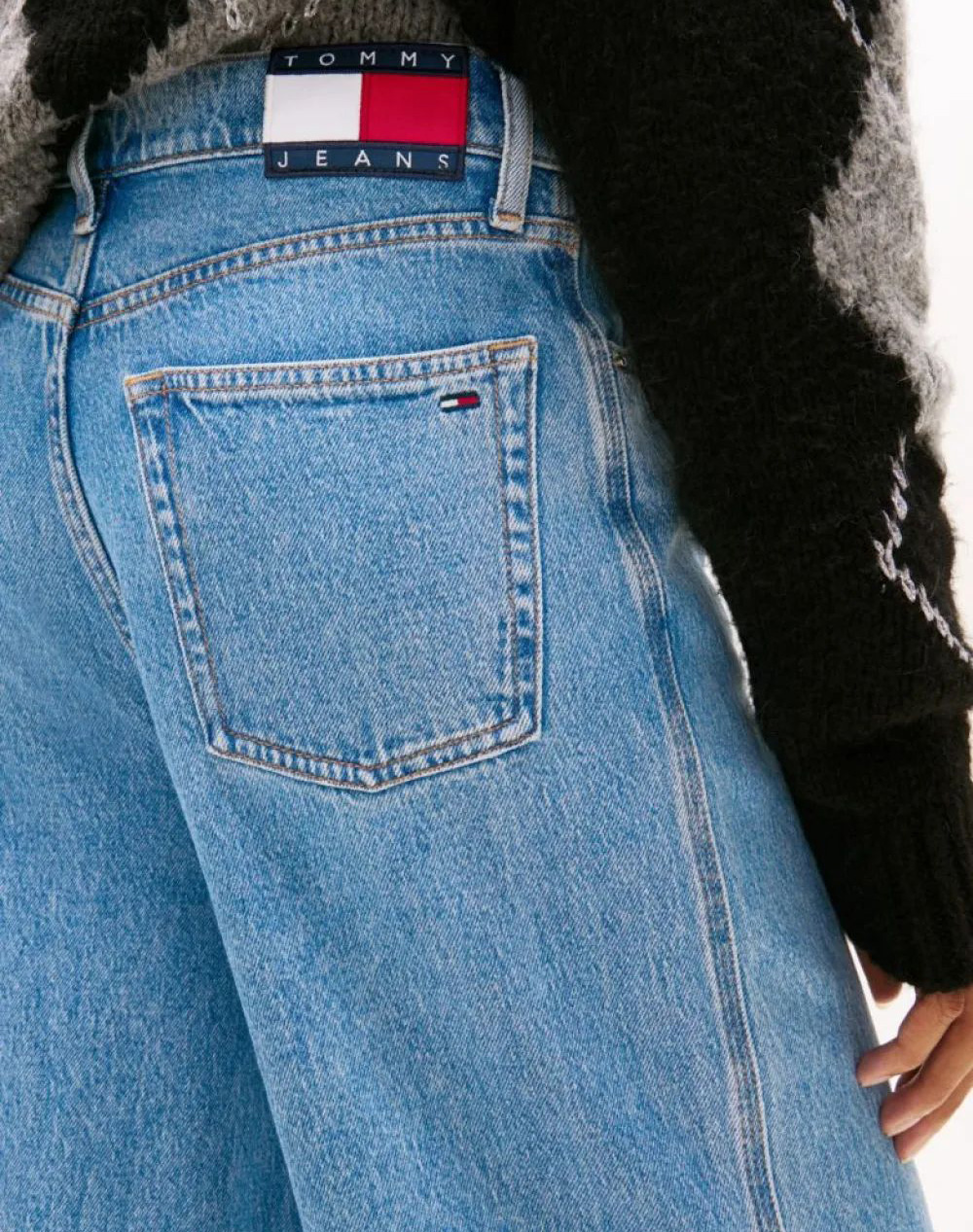 Tommy Jeans Claire Hr Wd Ai4116 Dw0Dw19558-1Ab32 Denimlightblue Γυναικεία ρούχα παντελόνια Jean 5P Cargo Politikos Shop Πολιτικός