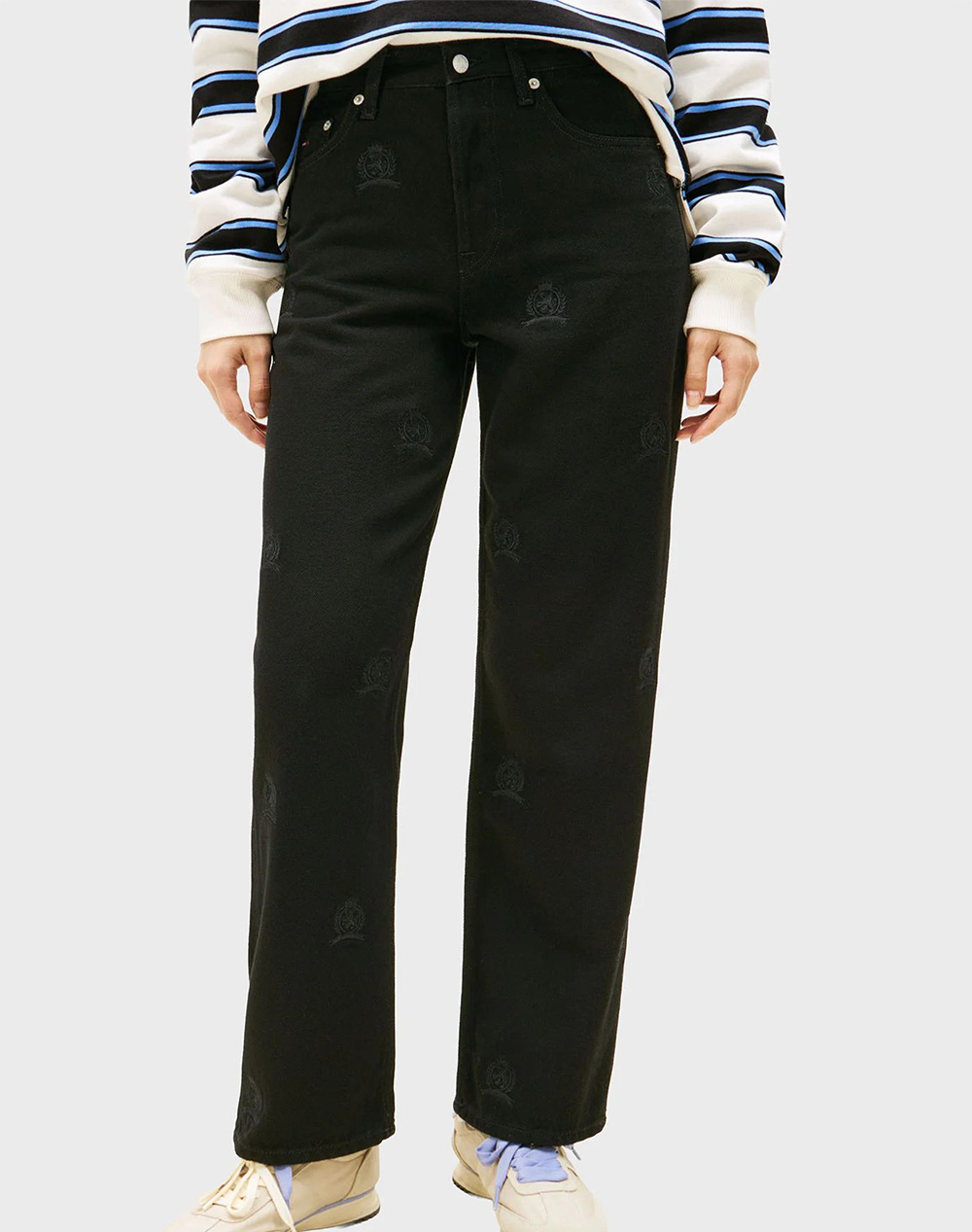 TOMMY JEANS LAYLA HR SLIM STR CR CBF EI6085 DW0DW22731-1BZ32 DenimBlack