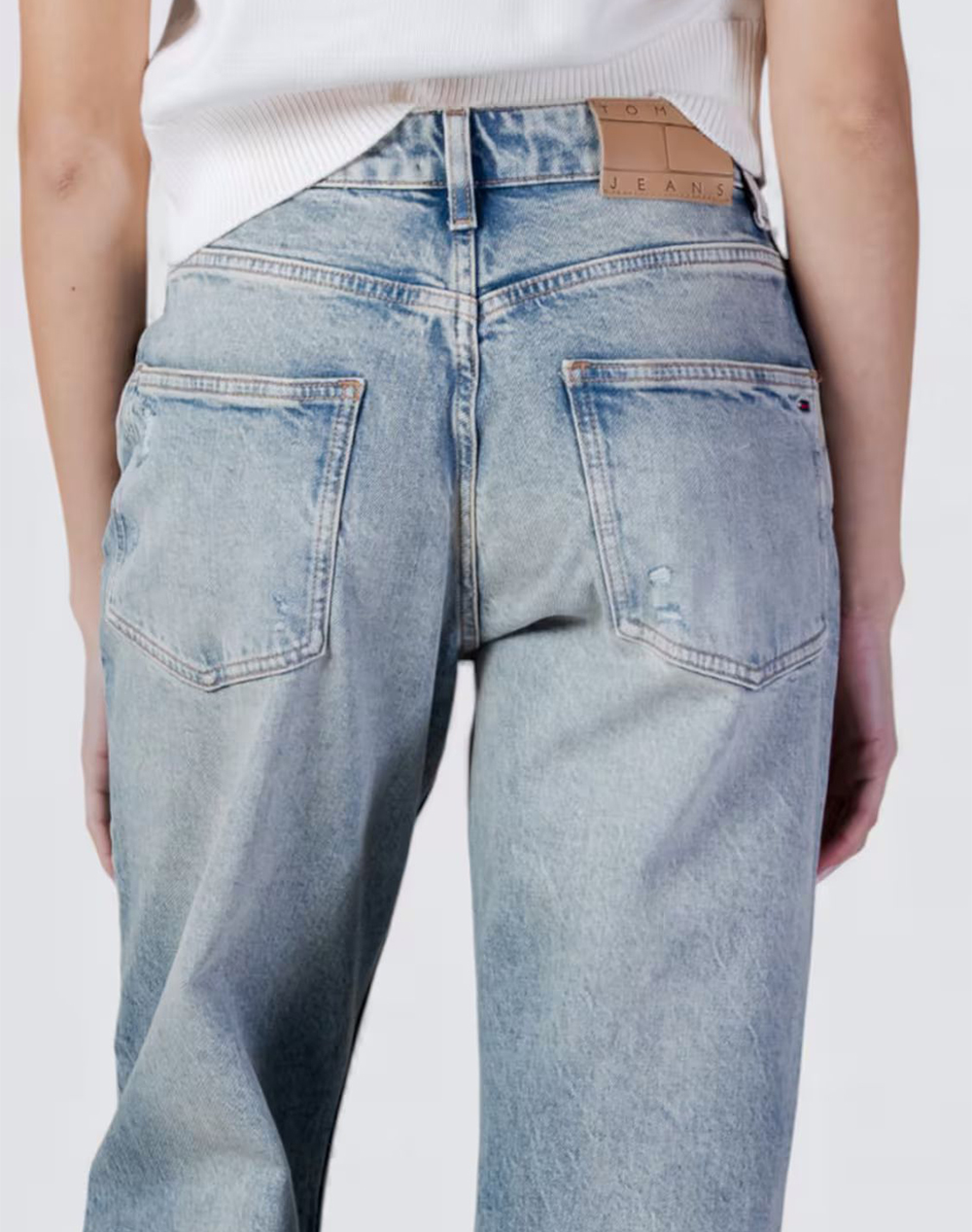 Tommy Jeans Mia Mr Rlxd Str Cbf Ei2119 Dw0Dw22437-1Ab32 Denimlightblue Γυναικεία ρούχα παντελόνια Jean 5P Cargo Politikos Shop Πολιτικός