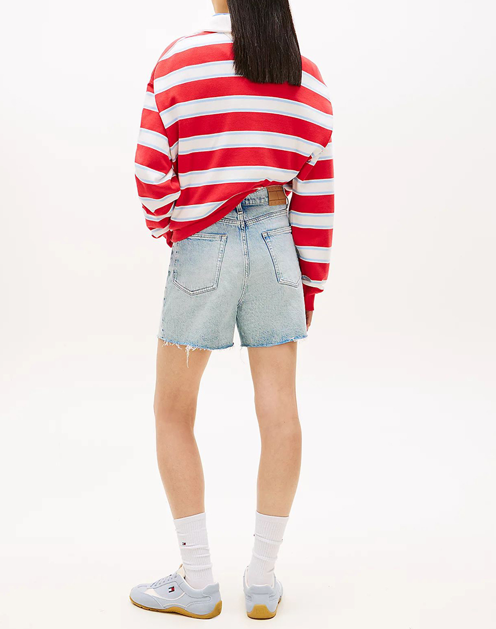 TOMMY JEANS MOM SHORT BJ8115 DW0DW22694-1ABNI DenimLightBlue φωτογραφία