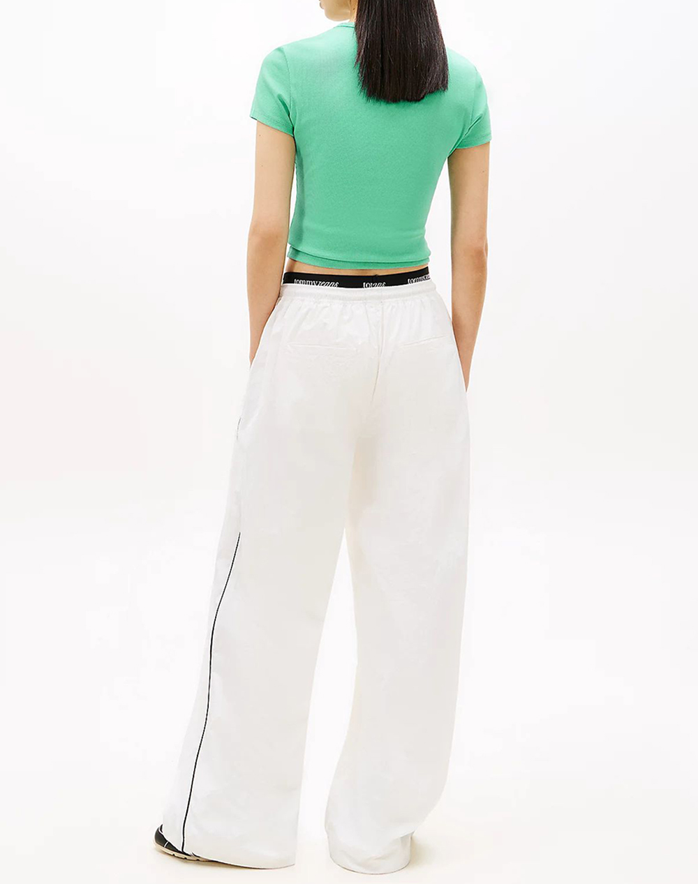 TOMMY JEANS TOMMY JEANS TJW SLIM ESSENTIAL RIB SS EXT DW0DW17383-L5C MintGreen - 2