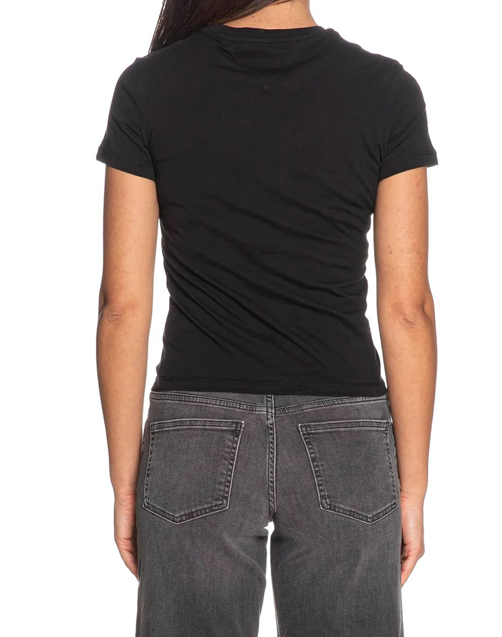 TOMMY JEANS TOMMY JEANS TJW SLIM MULTI LINEAR SS TEE DW0DW21841-BDS Black - 2