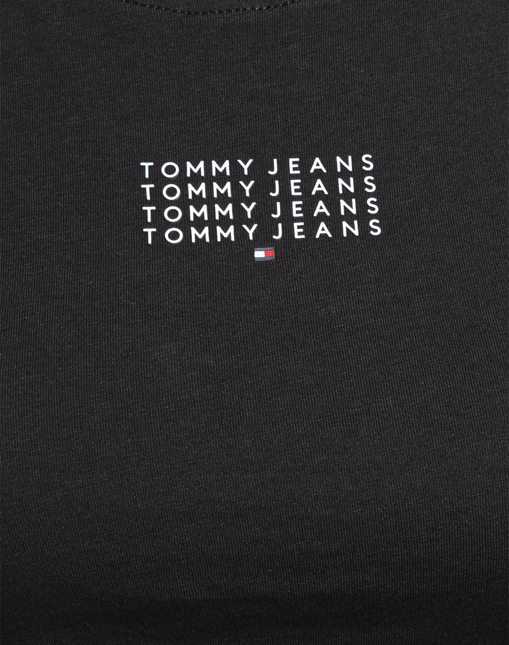 Tommy Jeans Tjw Slim Multi Linear Ss Tee Dw0Dw21841-Bds Black Γυναικεία ρούχα μπλούζες Τ-Shirt Politikos Shop Πολιτικός