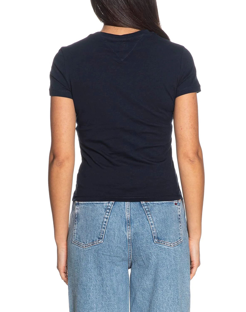 TOMMY JEANS TOMMY JEANS TJW SLIM MULTI LINEAR SS TEE DW0DW21841-C1G DarkBlue - 2