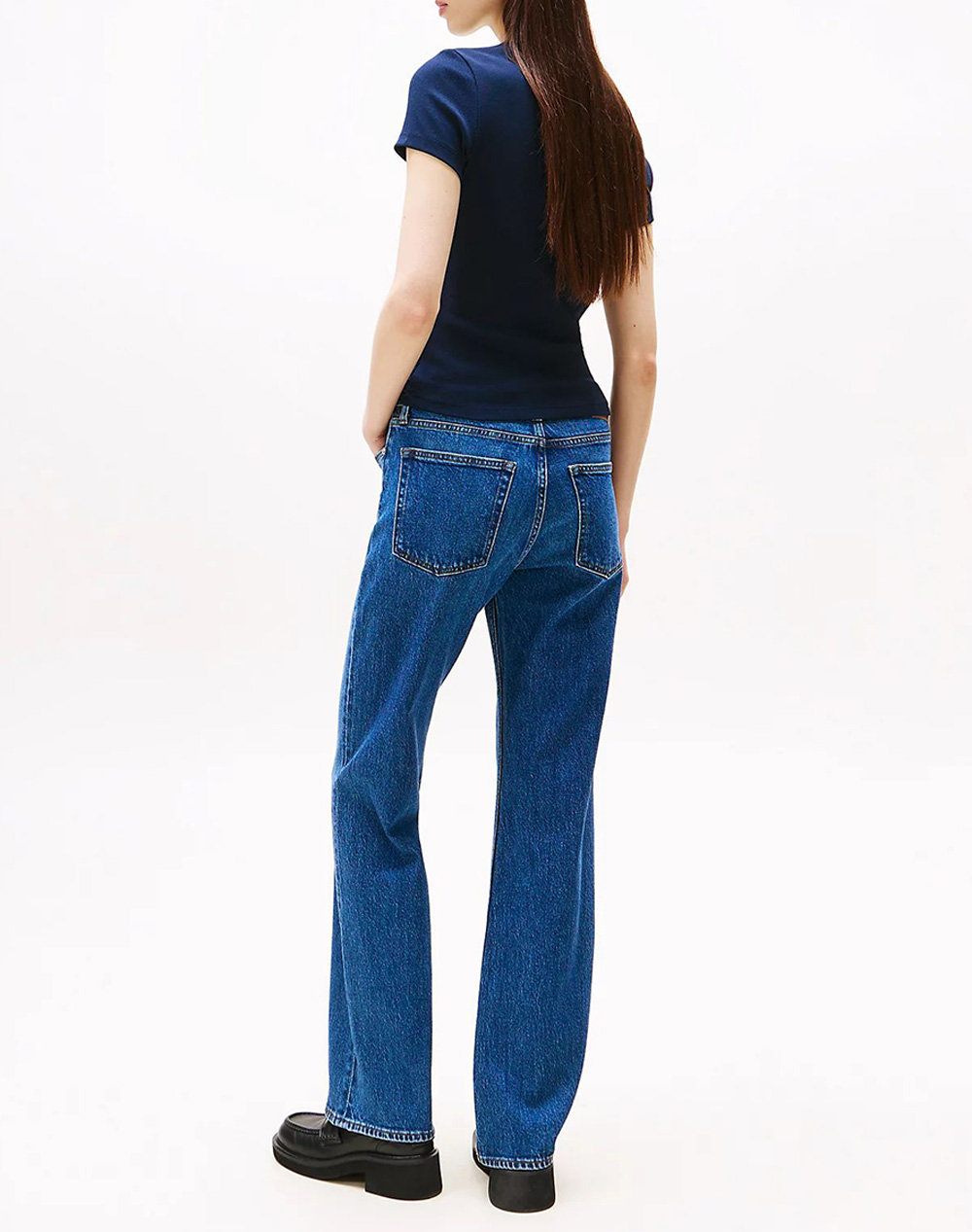 TOMMY JEANS TOMMY JEANS TJW SLIM BADGE RIB TEE DW0DW17881-C1G DarkBlue - 2