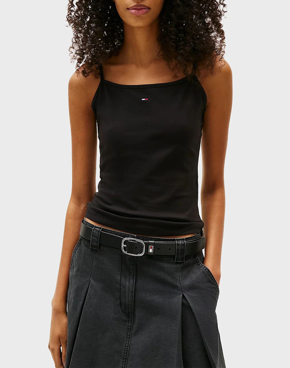 TOMMY JEANS TJW ESSENTIAL STRAP TOP EXT DW0DW20675-BDS Black