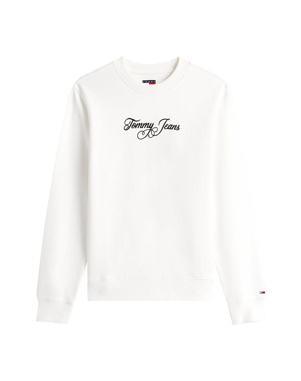 TOMMY JEANS TJW REG ESS LOGO 1 CREW EXT DW0DW21922-YBL OffWhite