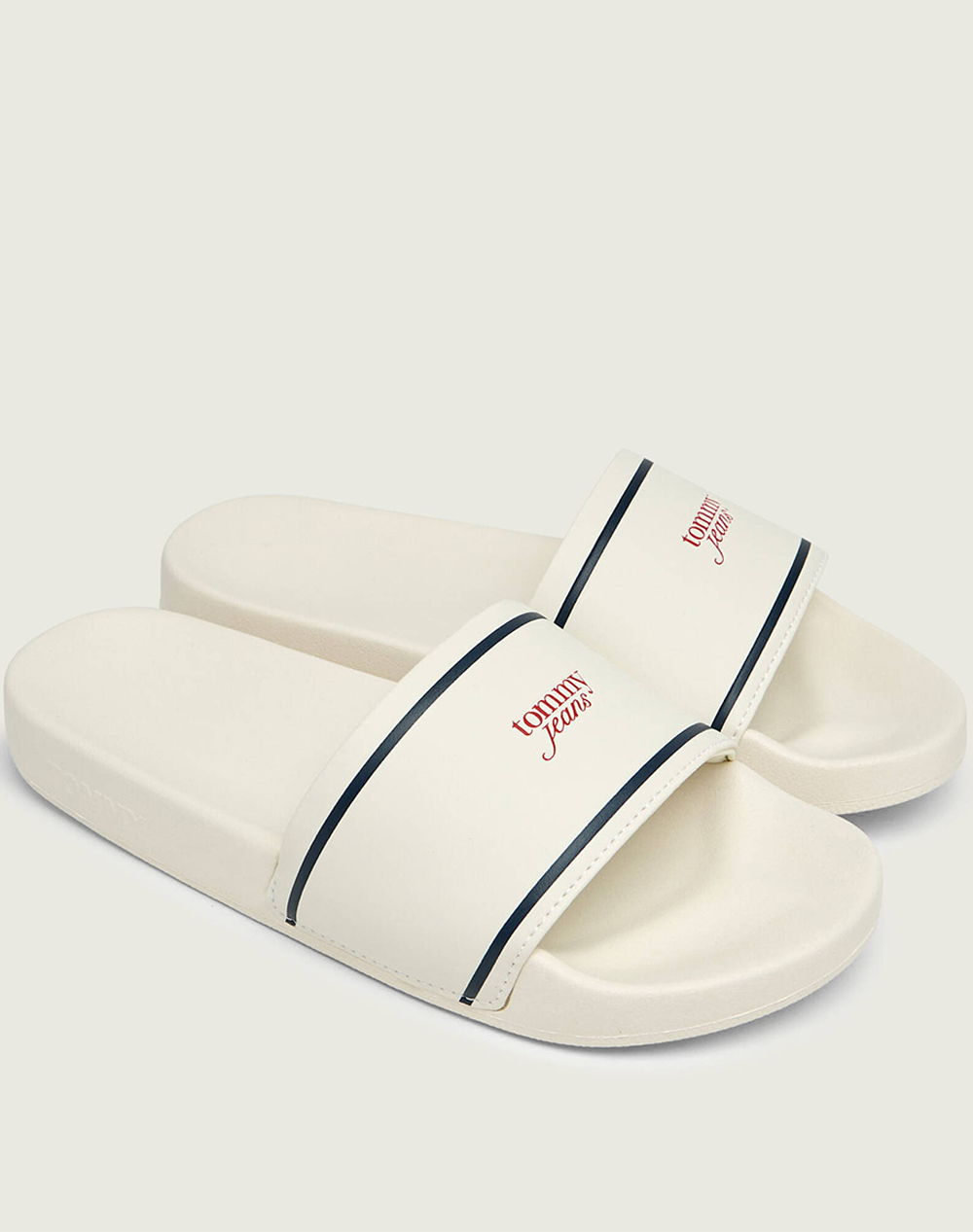 TOMMY JEANS TJW POOLSLIDES EN0EN02976-YBI Ivory φωτογραφία
