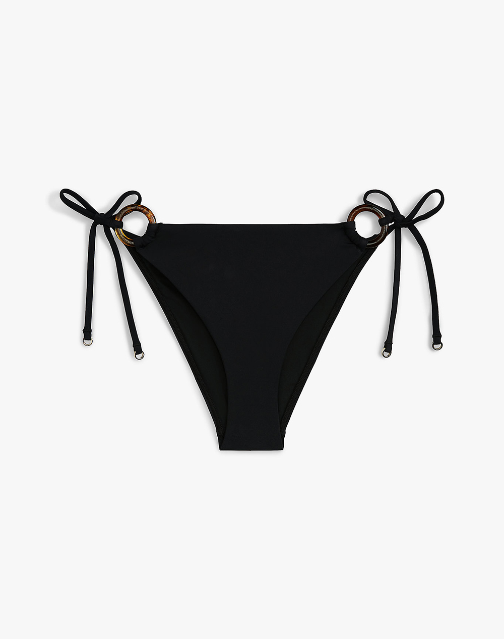 TOMMY HILFIGER V STRING SIDE TIE UW0UW06389-BEH Black