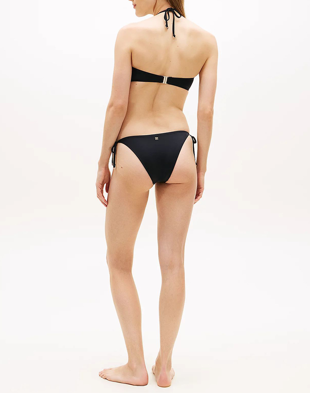 TOMMY HILFIGER V STRING SIDE TIE UW0UW06389-BEH Black φωτογραφία