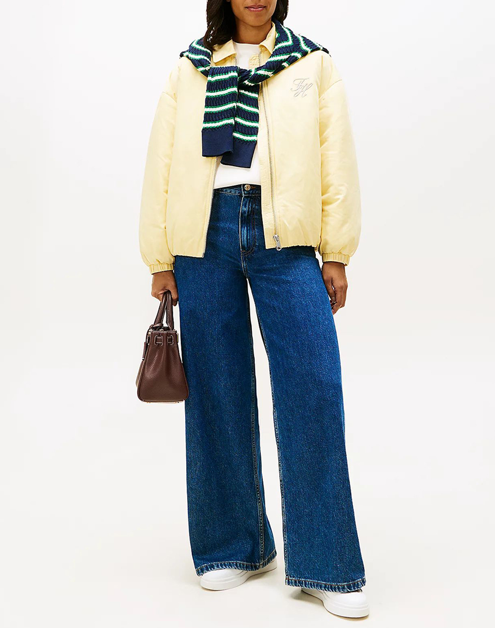 Tommy Hilfiger Dnm Emi 70 S Wide Leg Hw Ww0Ww47695-1A532 Denimblue Γυναικεία ρούχα παντελόνια Jean 5P Cargo Politikos Shop Πολιτικός
