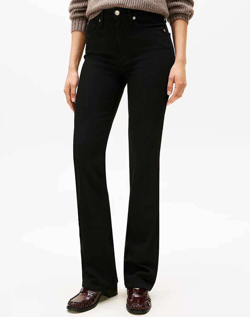 TOMMY HILFIGER DNM BLACK BOOTCUT RW WW0WW48798-1BY32 Black