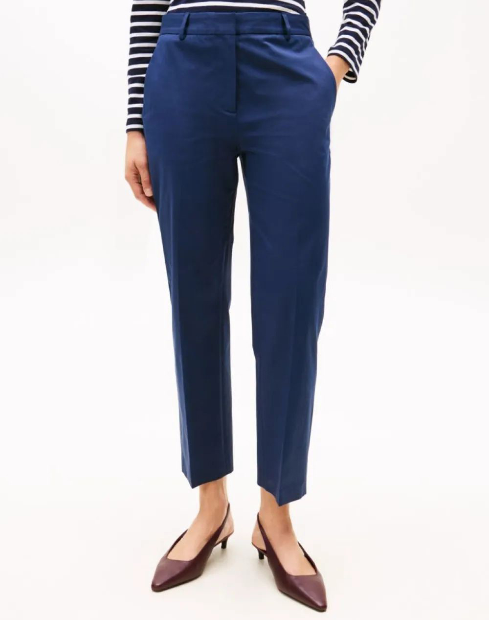 TOMMY HILFIGER SLIM STRAIGHT CO CHINO WW0WW40504-CUN Blue