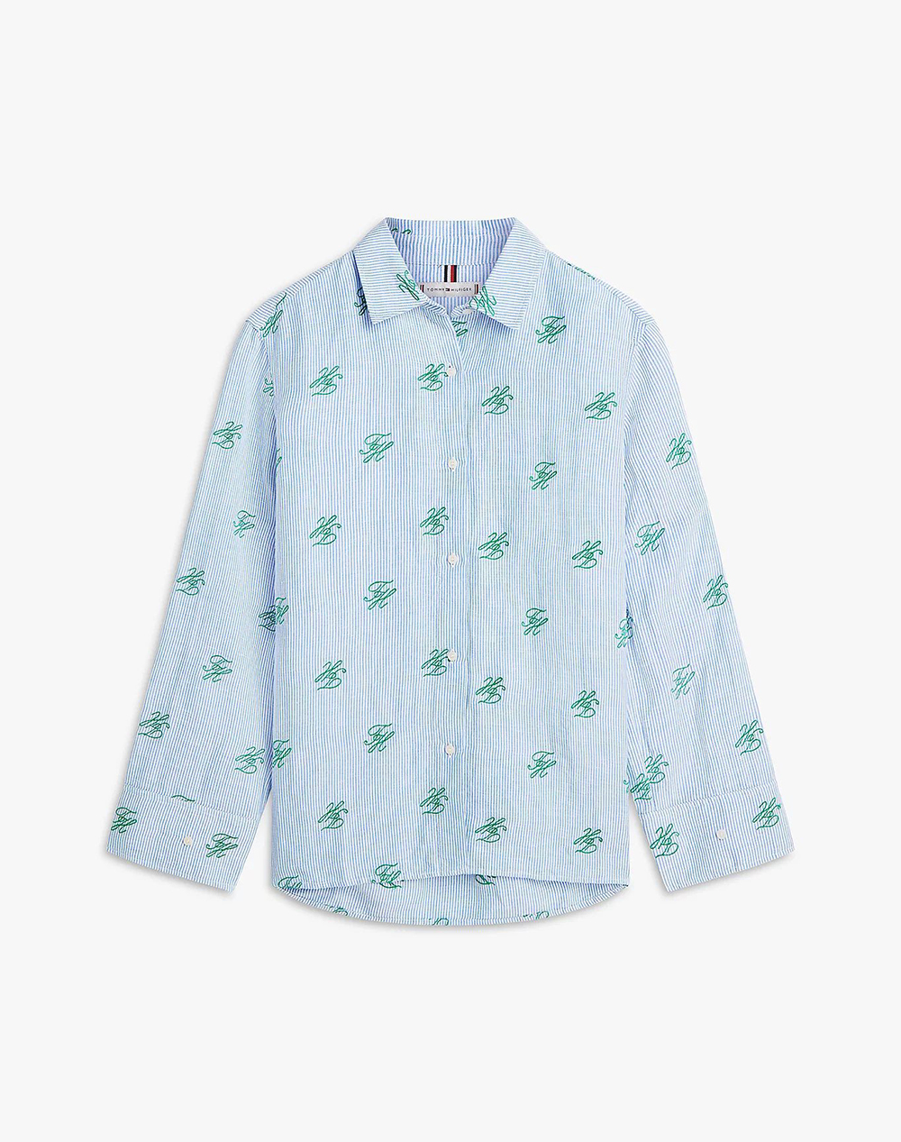 TOMMY HILFIGER TOMMY HILFIGER SWIMSHOP LINEN EASY FIT AOP WW0WW49545-0X8 LightBlue - 3