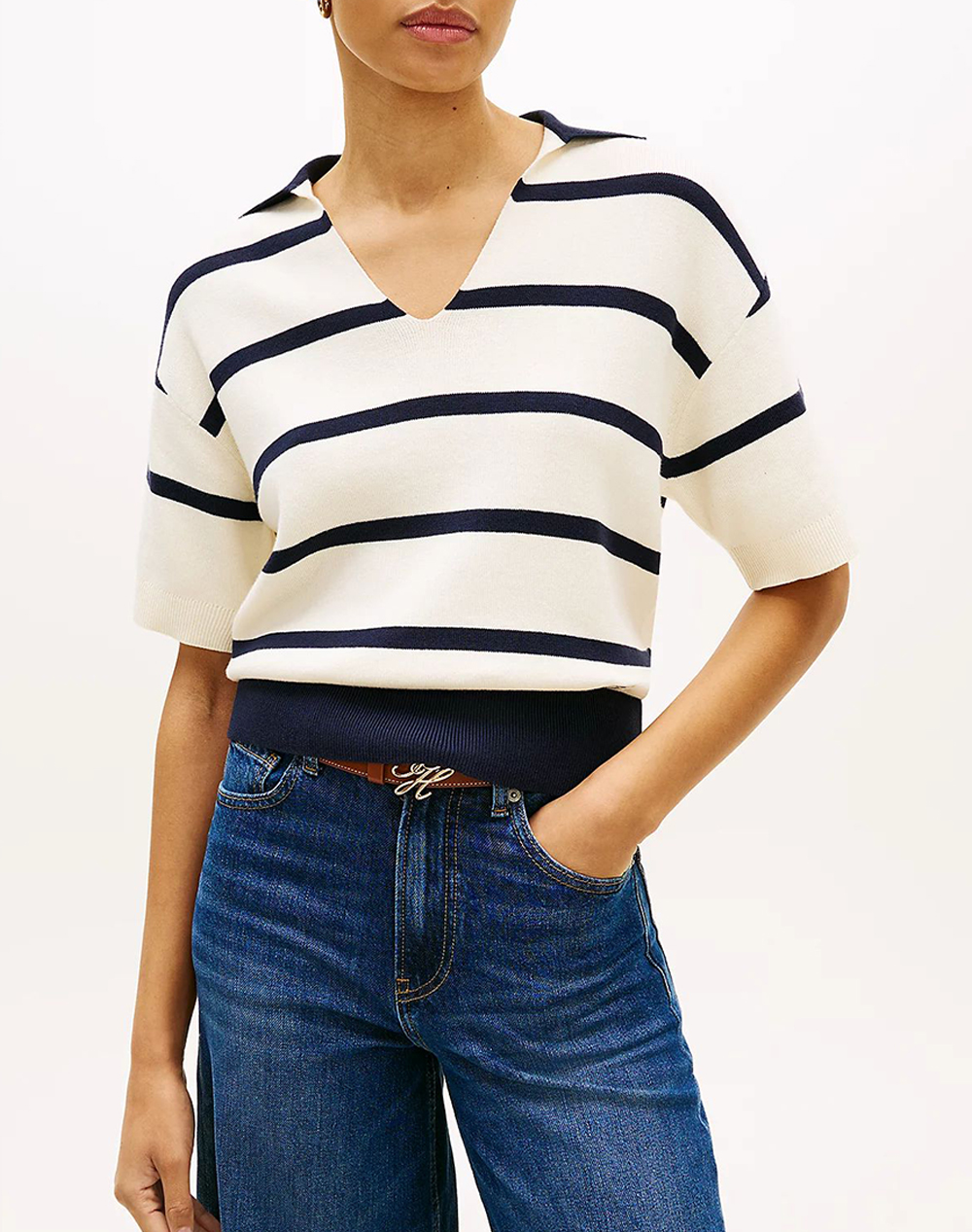 TOMMY HILFIGER TOMMY HILFIGER MINI STP CO OPEN POLO SS SWT WW0WW45400-0AN Mixed