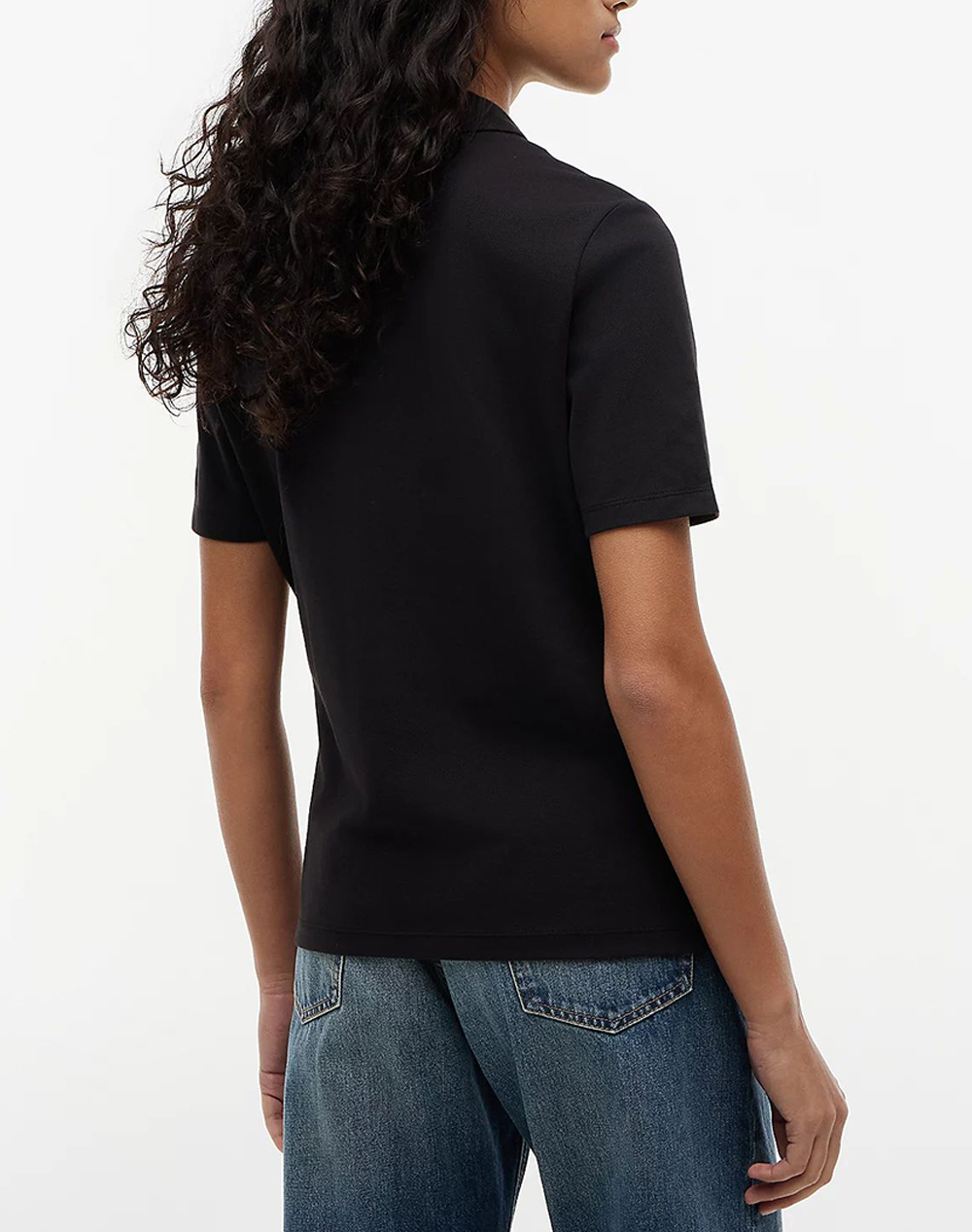 TOMMY HILFIGER 1985 REG PIQUE POLO SS WW0WW43224-BDS Black φωτογραφία