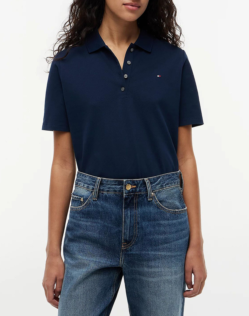 TOMMY HILFIGER TOMMY HILFIGER 1985 REG PIQUE POLO SS WW0WW43224-C1G DarkBlue