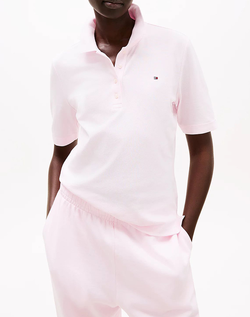 TOMMY HILFIGER TOMMY HILFIGER 1985 REG PIQUE POLO SS WW0WW43224-TOG LightPink