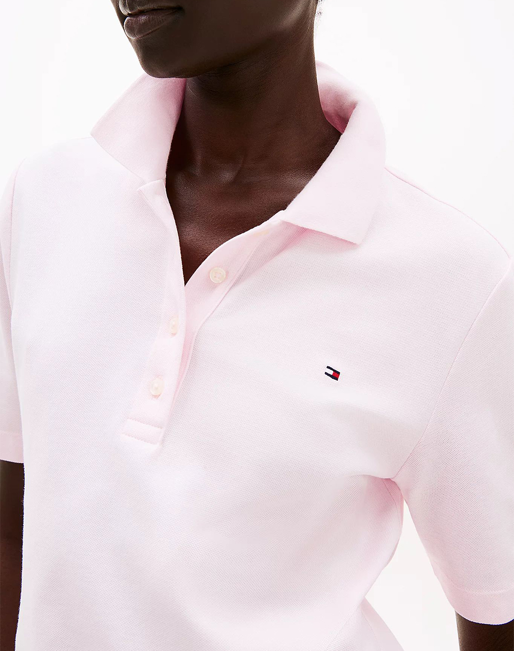 TOMMY HILFIGER 1985 REG PIQUE POLO SS WW0WW43224-TOG LightPink φωτογραφία