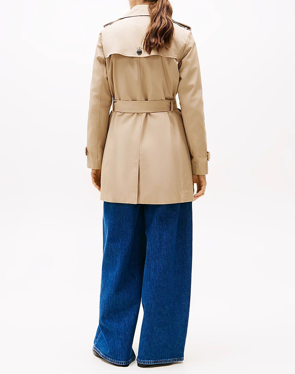 TOMMY HILFIGER HERITAGE SINGLE BREASTED TRENCH WW0WW24966-0F4 Biege φωτογραφία