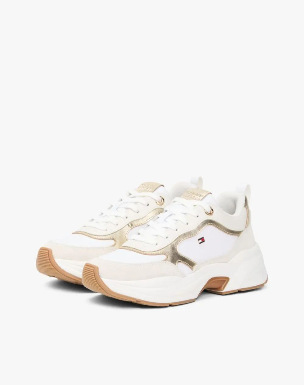 TOMMY HILFIGER TOMMY HILFIGER TH CHUNKY RUNNER METALLIC FW0FW09204-0HU OffWhite - 2