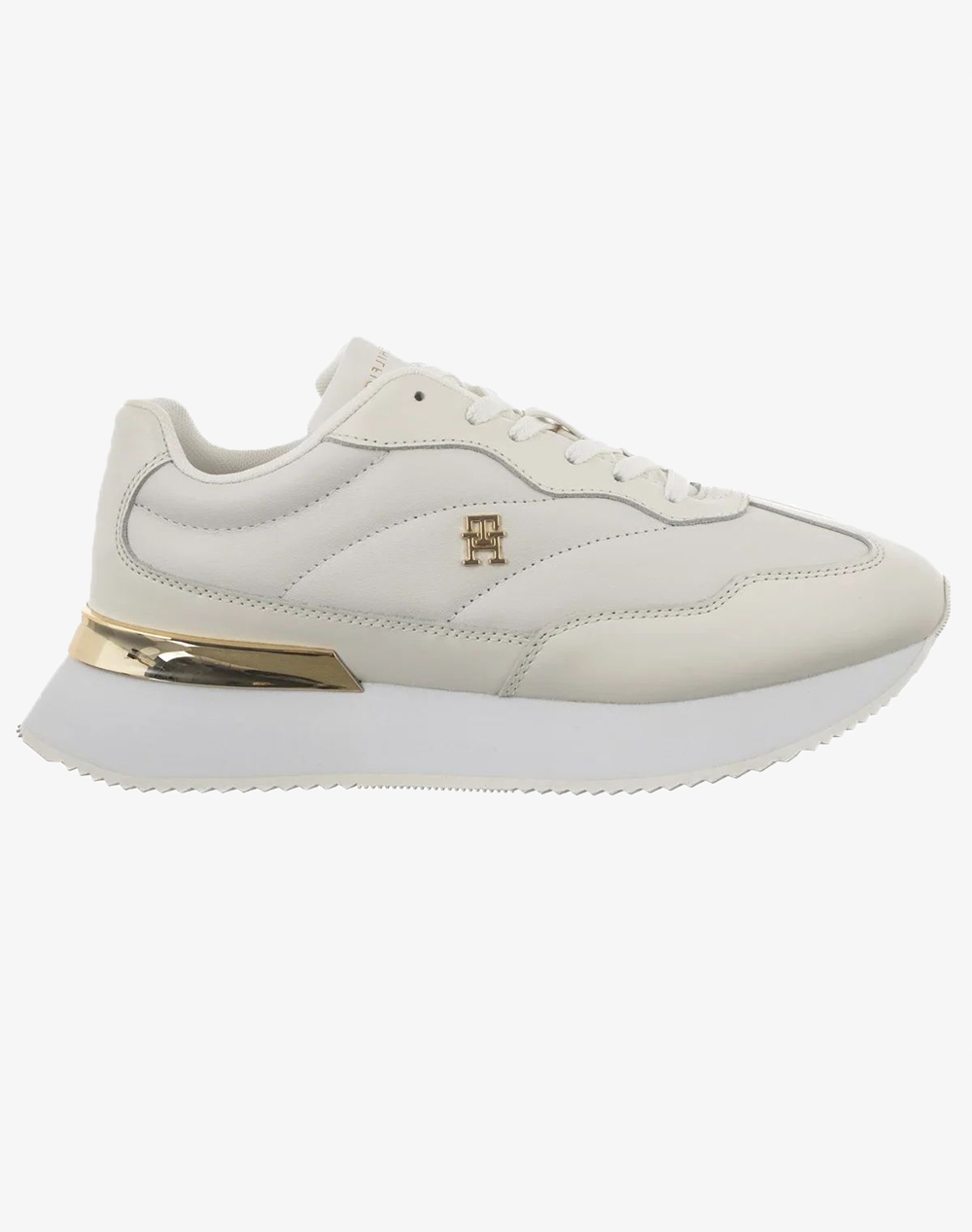 TOMMY HILFIGER CHIC FASHION RUNNER FW0FW09033-0LE Ecru