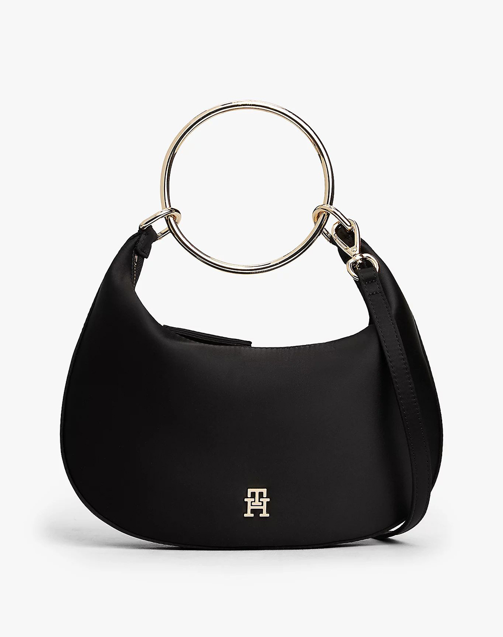 TOMMY HILFIGER TH BRIGHT BRACELET HOBO SATIN AW0AW18236-BDS Black