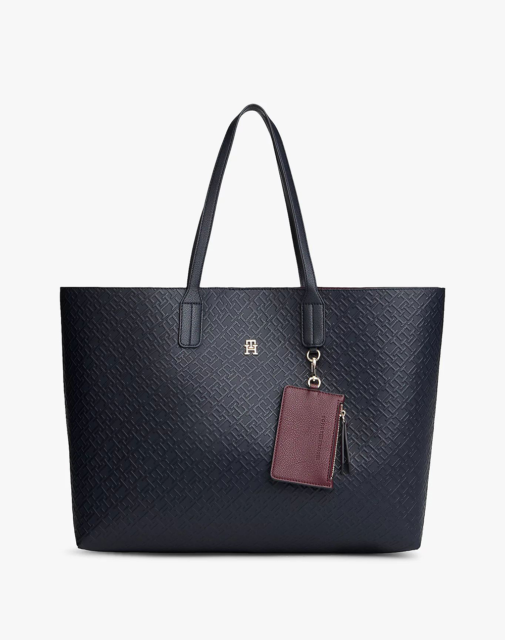 TOMMY HILFIGER TH ICON TOTE MONO AW0AW18174-DW6 DarkBlue