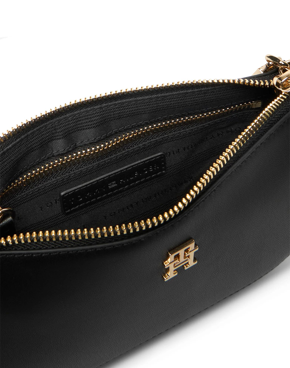 Tommy Hilfiger Th Glam Mini Chain Crossover Aw0Aw18142-Bds Black Γυναικεία αξεσουάρ τσάντες Politikos Shop Πολιτικός