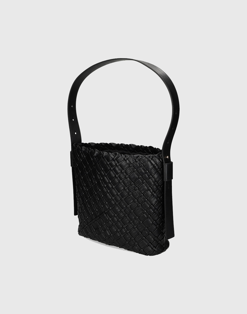 TOMMY HILFIGER TH BRAIDED SHOULDER BAG AW0AW18160-BDS Black